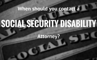 When to Talk to a Social Security Disability Lawyer
