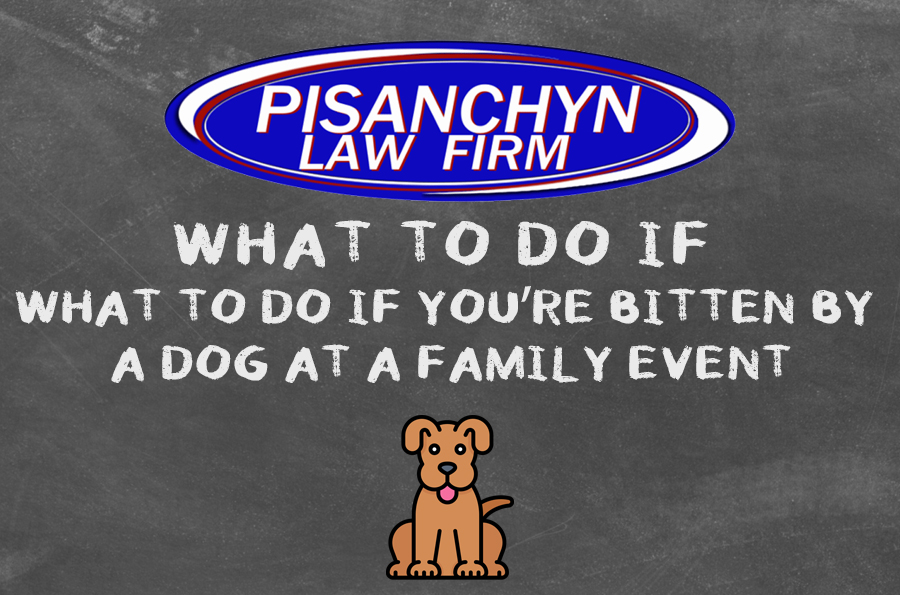 Bitten by a dog at a family event? Learn the steps to take, your legal options, and how The Pisanchyn Law Firm can help you get justice and compensation.