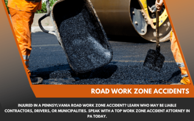 Road Work Zone Accidents in PA – Who’s Liable?