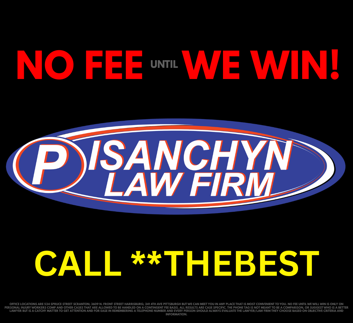 no fee Pisanchyn Law Firm | Personal Injury Attorneys