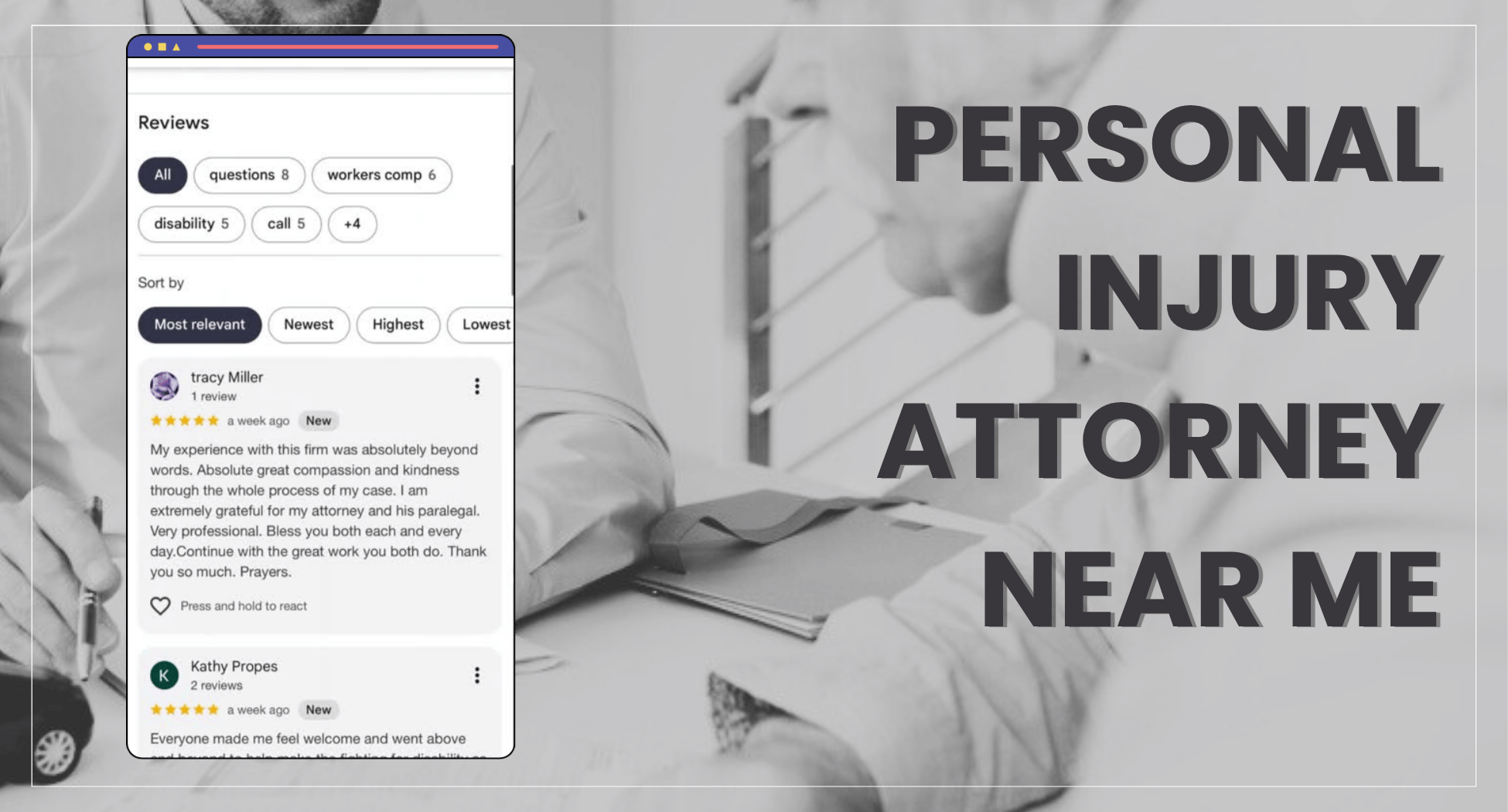 Pisanchyn Law Firm team reviewing personal injury case file