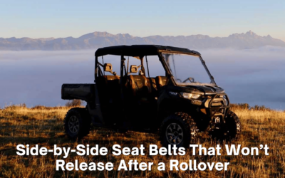 Polaris Side-by-Side Seat Belts That Won’t Release After a Rollover: What Victims Should Know