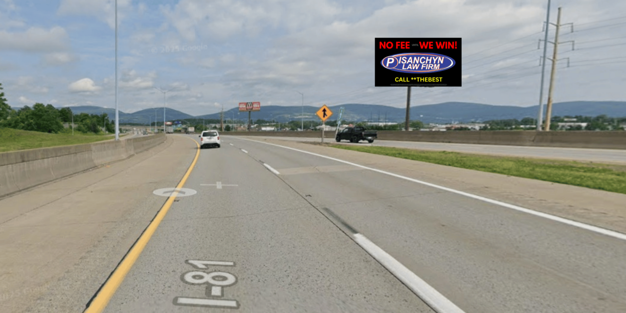 Car Accidents and Tractor Trailer Crashes on I-84/I-81 in Northeastern Pennsylvania