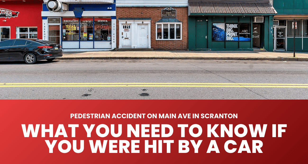 Pedestrian Accident on Main Ave in Scranton