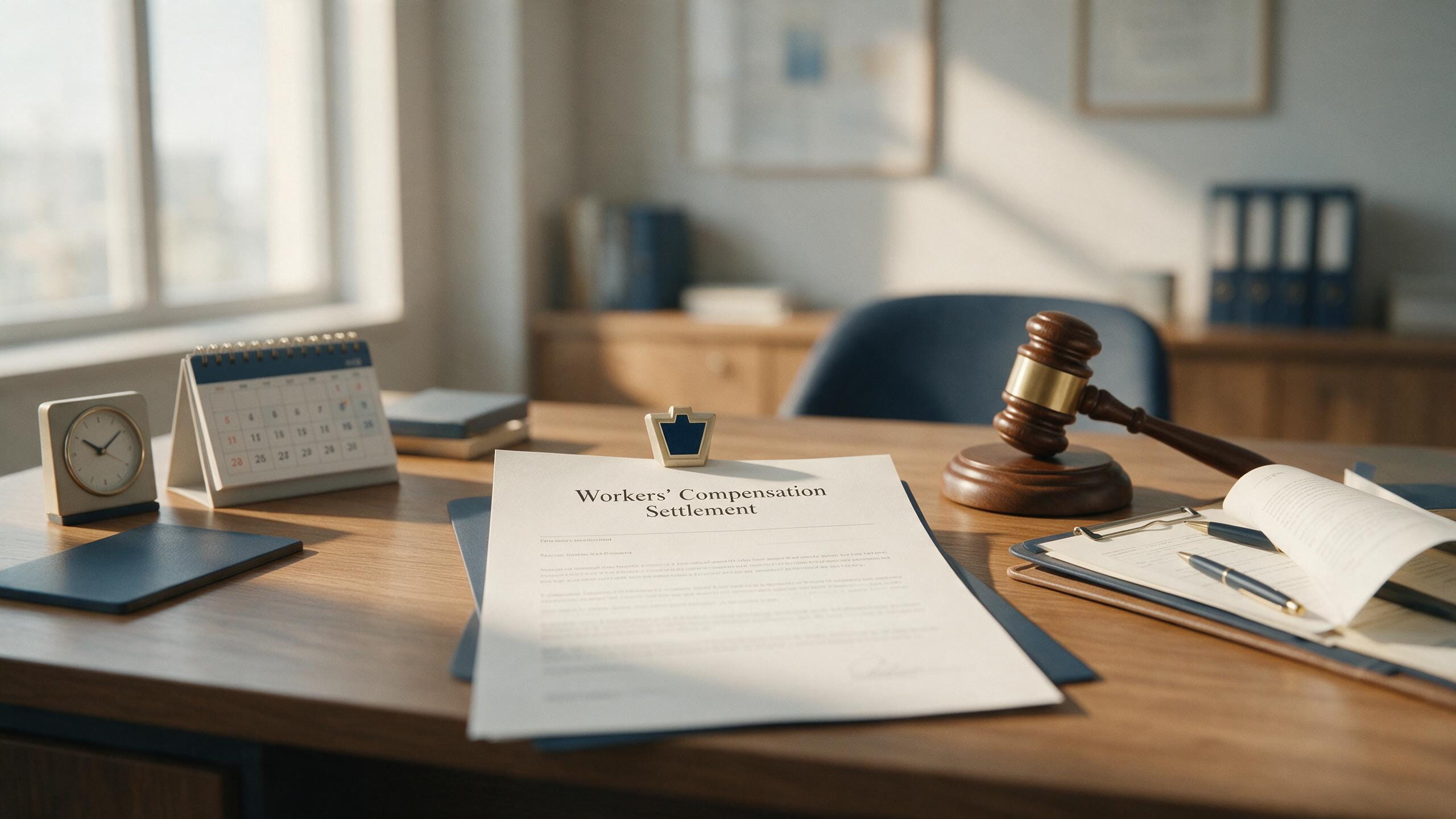 how long does workers comp take to settle in pa